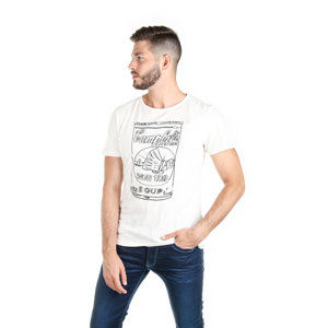 Pepe Jeans pánské smetanové tričko Wonton - XL (808)